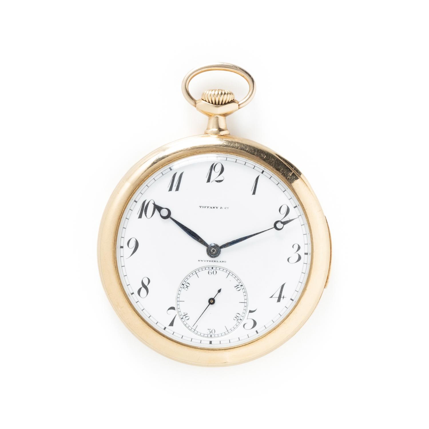 PATEK PHILIPPE FOR TIFFANY & CO., 18K YELLOW GOLD MINUTE REPEATING POCKET WATCH