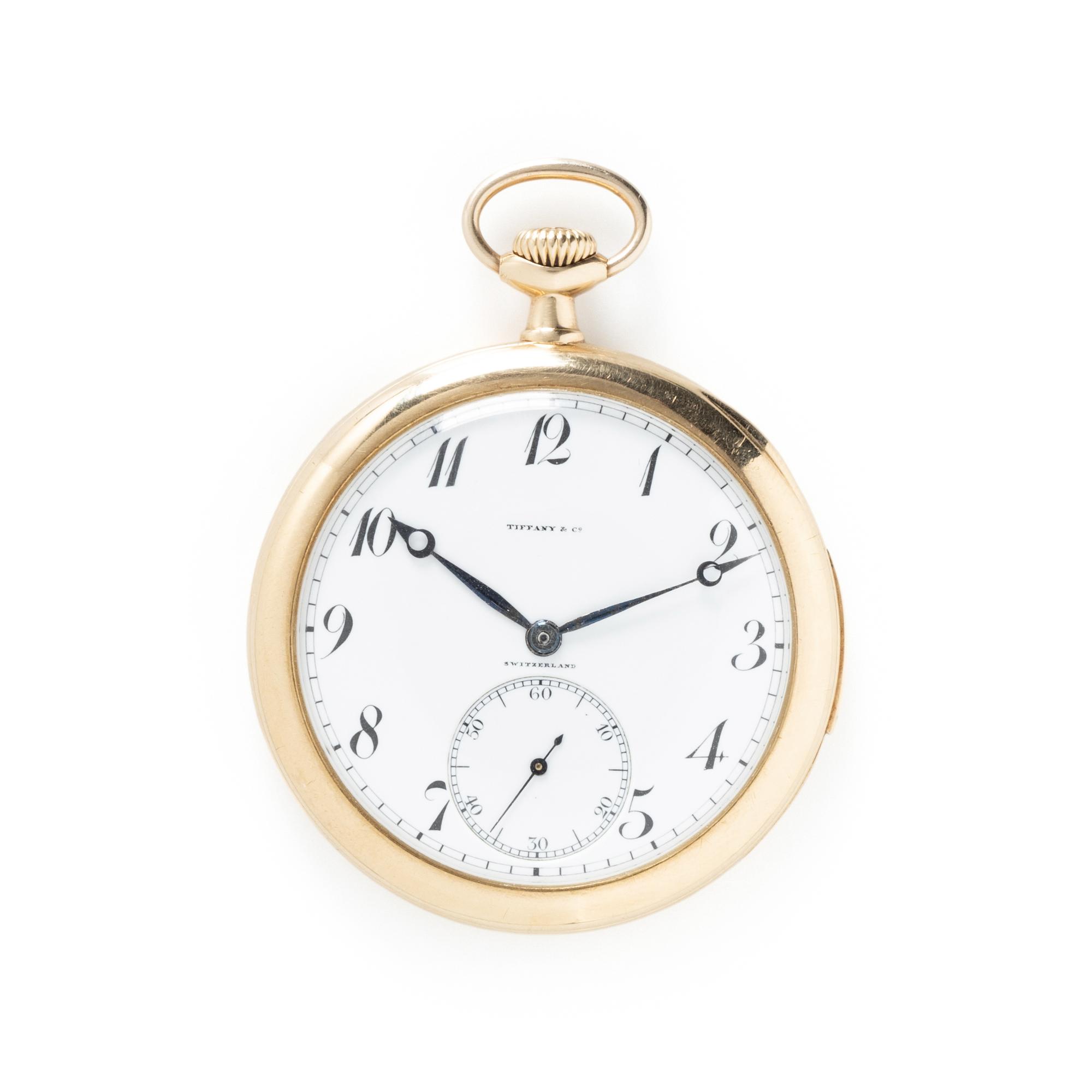 PATEK PHILIPPE FOR TIFFANY & CO., 18K YELLOW GOLD MINUTE REPEATING POCKET WATCH