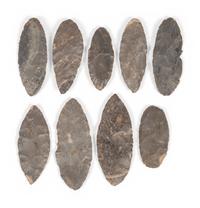 A Group of Hornstone Blades