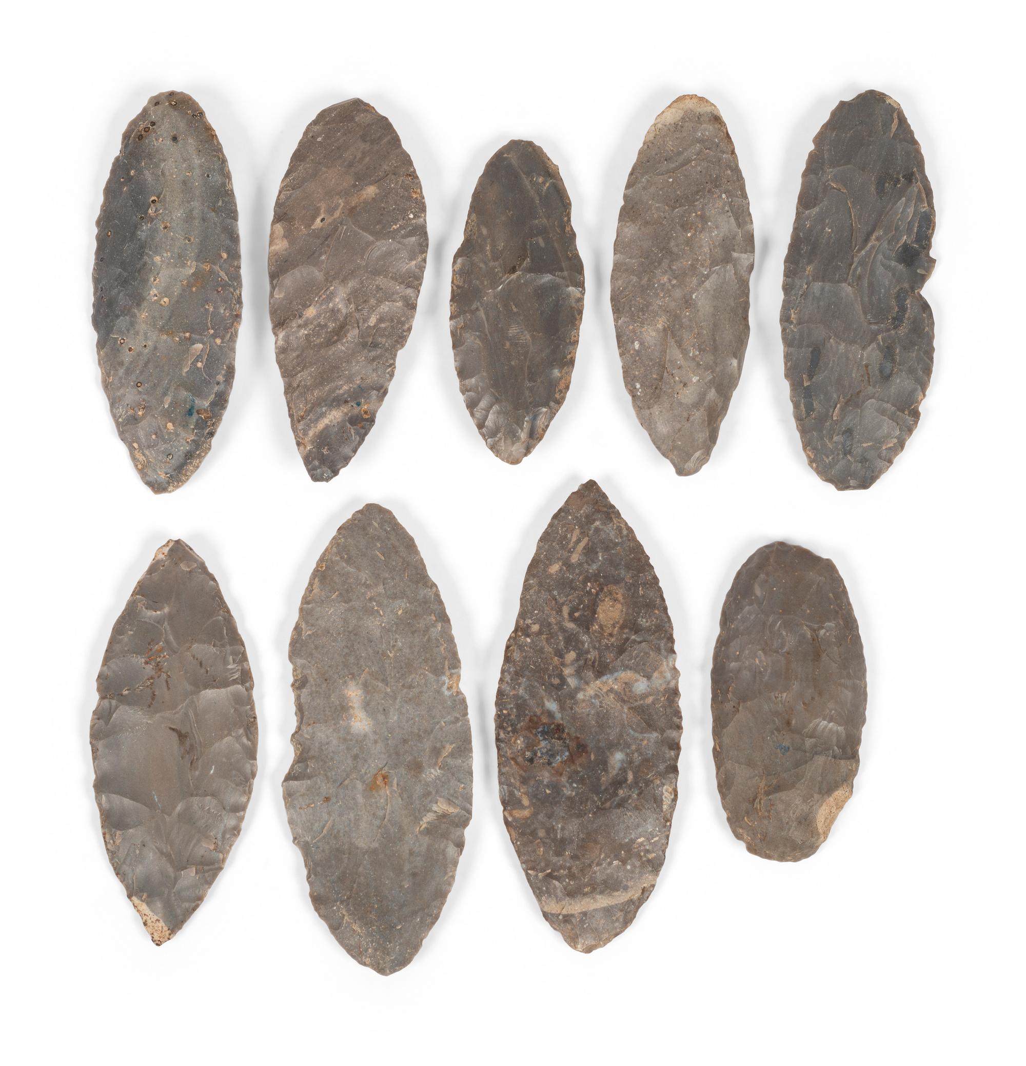 A Group of Hornstone Blades