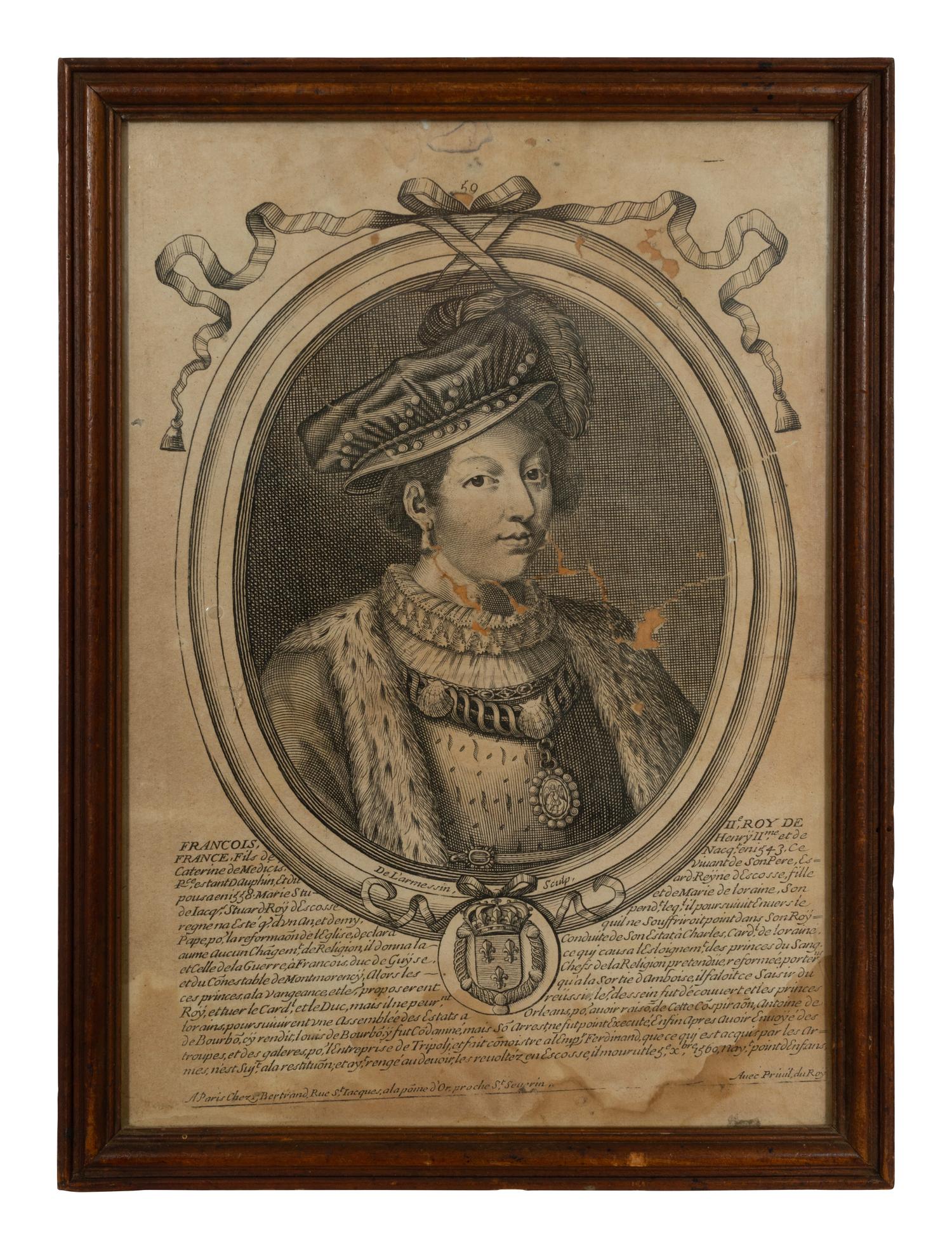 A Set of Twenty-Two Framed French Engravings