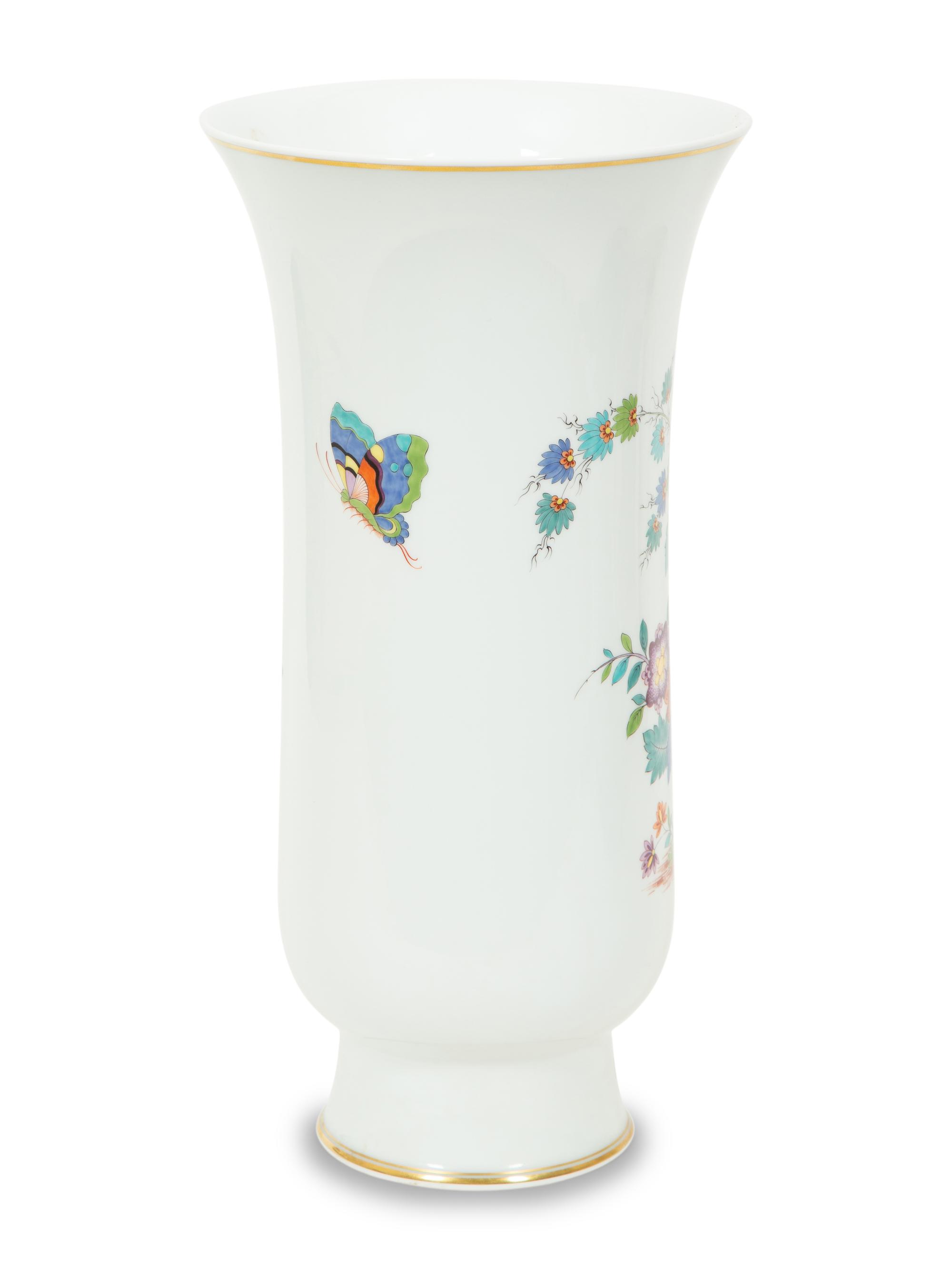 A Large Meissen Porcelain Vase