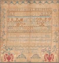 Four English Needlepoint Samplers