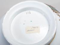 Three English Parcel Gilt and Hand-Painted Porcelain Bowls
