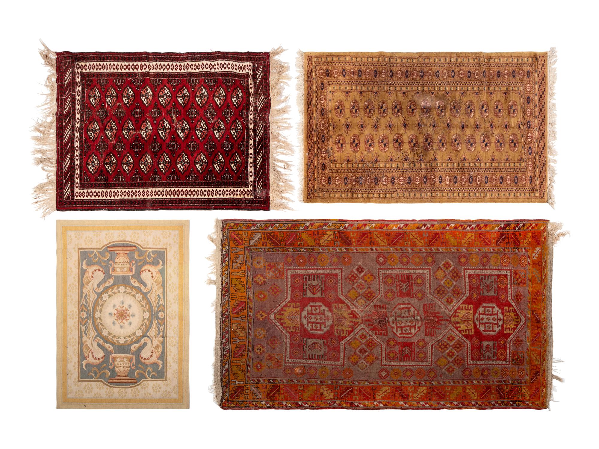 Four Persian Area Rugs