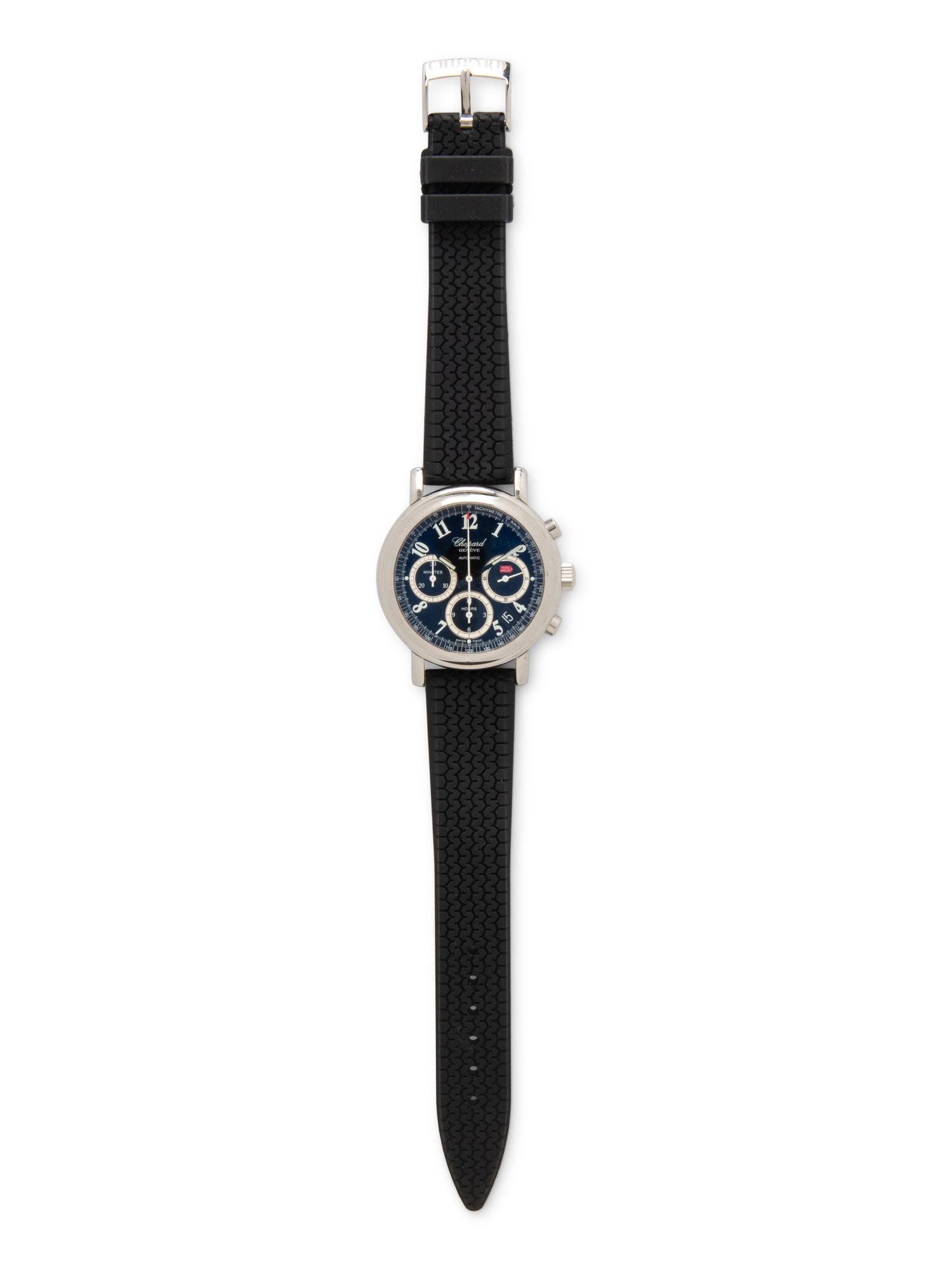 CHOPARD, REF. 8331 STAINLESS STEEL 'MILLE MIGLIA' CHRONOGRAPH WATCH