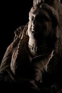 An East Roman Limestone Bust of Cybele