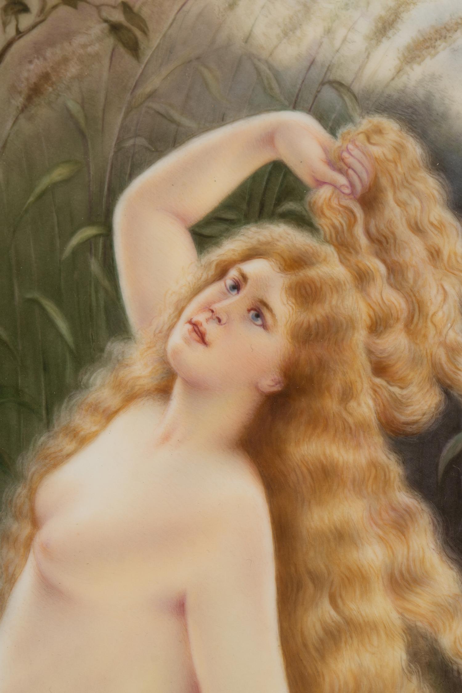 A Porcelain Plaque Attributed to Berlin (K.P.M)