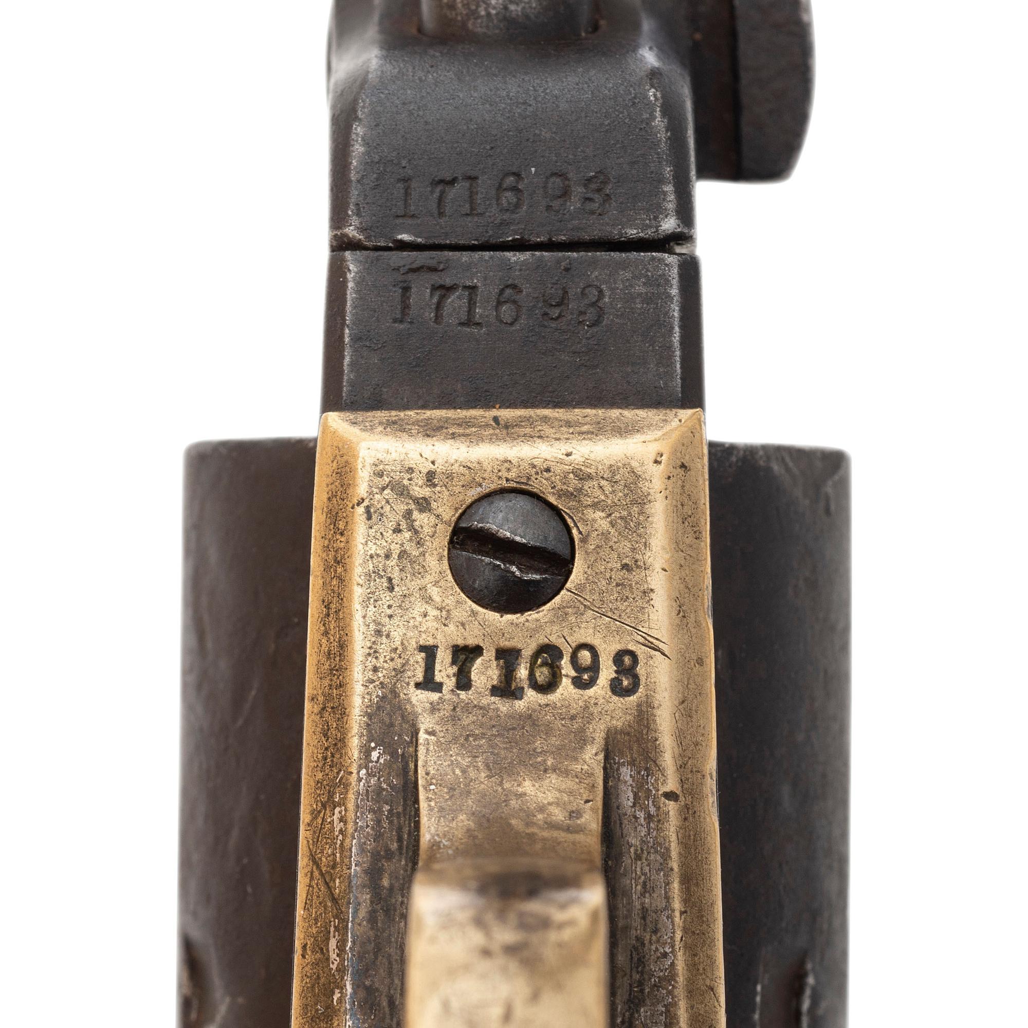 Colt Model 1849 Pocket Revolver Presented to Private John Peddie Wounded at Cold Harbor