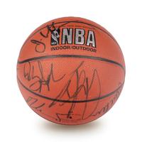 A 1996-97 Chicago Bulls NBA Champions Team Signed Autograph Basketball (Bulls Letter and Beckett Authentication Services Letter BAS Certified),
