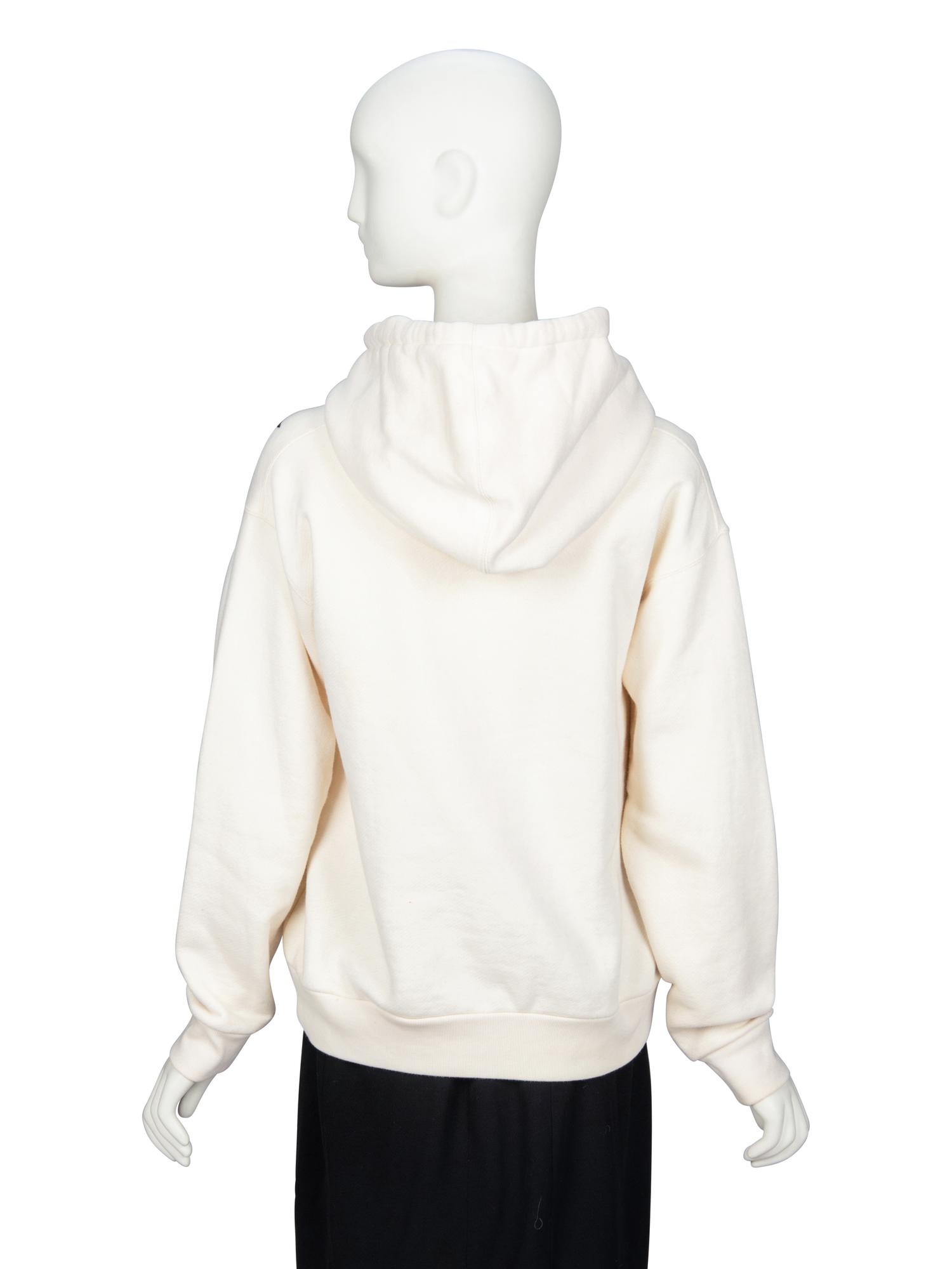 [ARO] GUCCI, EMBELLISHED LOGO HOODIE