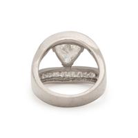 TRIANGULAR DIAMOND RING