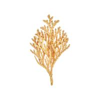 YELLOW GOLD BRANCH BROOCH