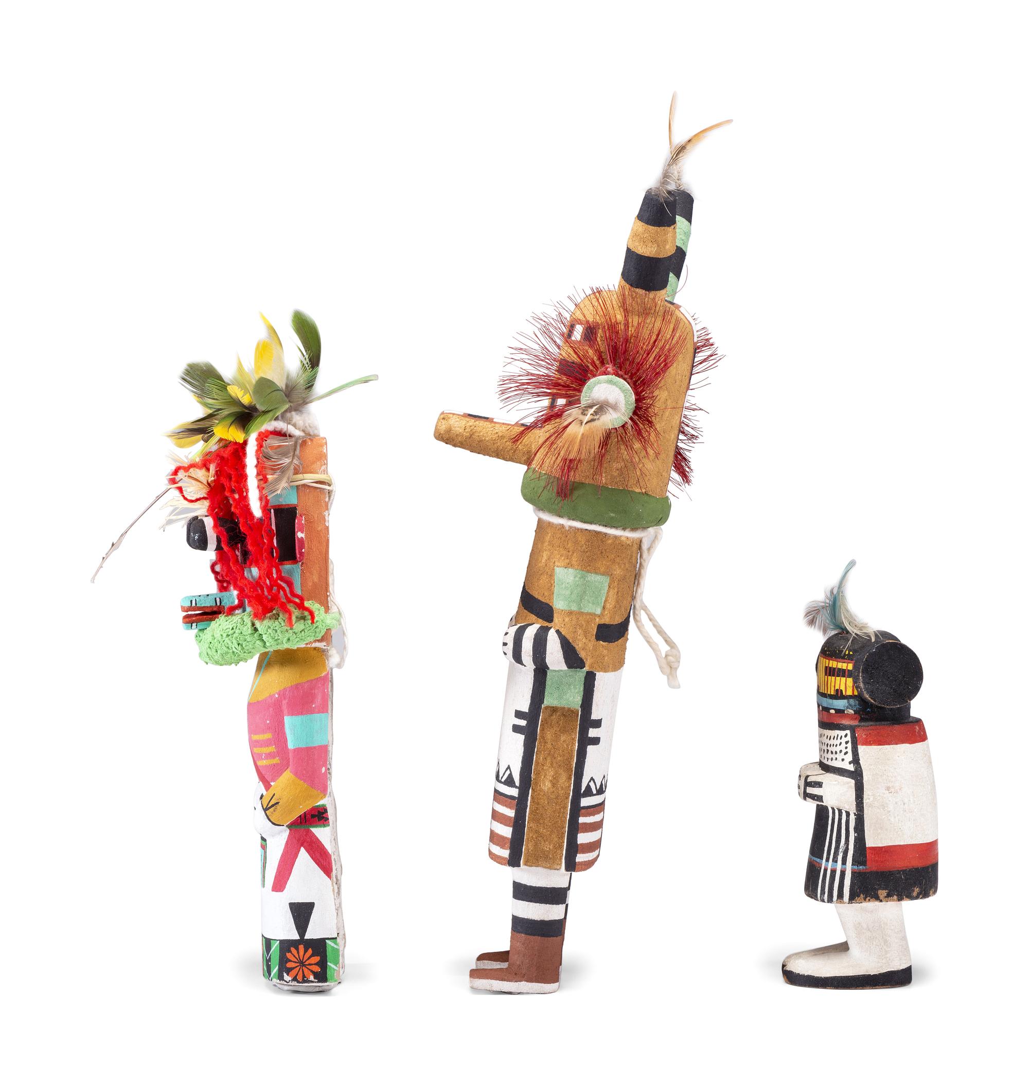 Brightly Colored Hopi Katsinas
