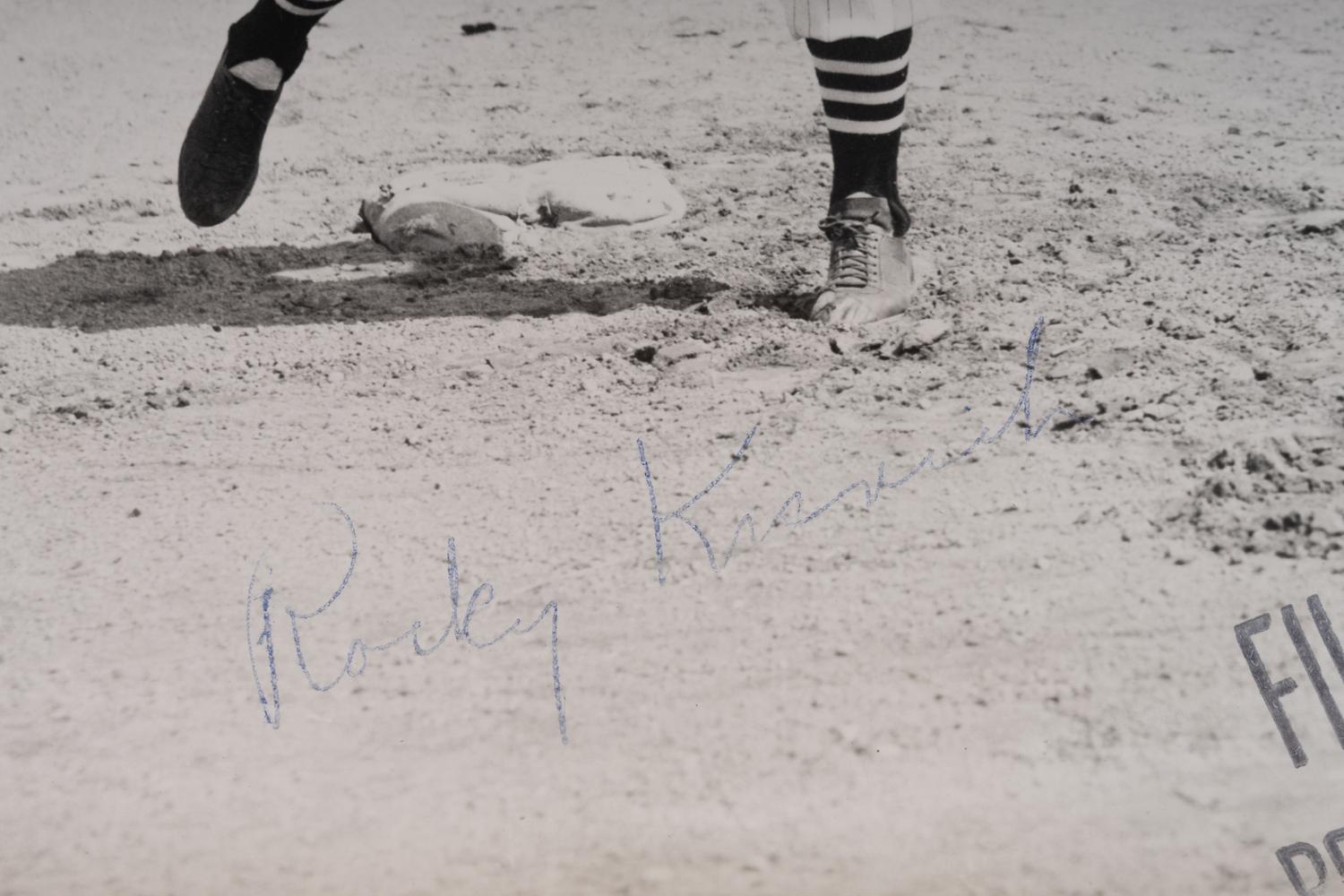 A Group of 1950s Comiskey Park Chicago White Sox Signed Type One Photographs and Ephemera Including Nellie Fox Signed Photograph,