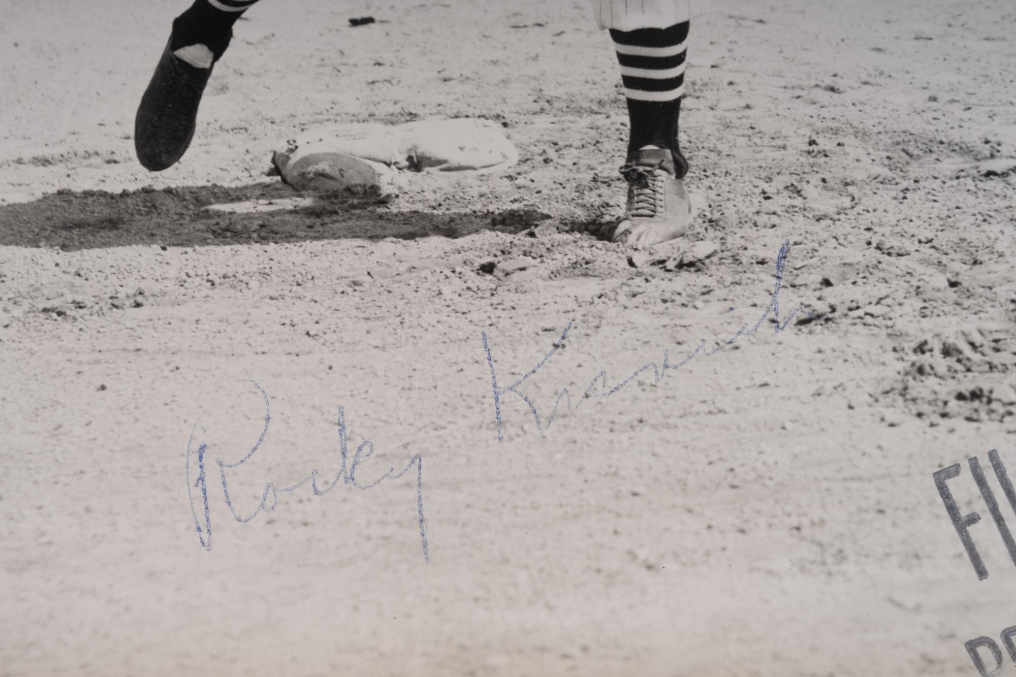 A Group of 1950s Comiskey Park Chicago White Sox Signed Type One Photographs and Ephemera Including Nellie Fox Signed Photograph,