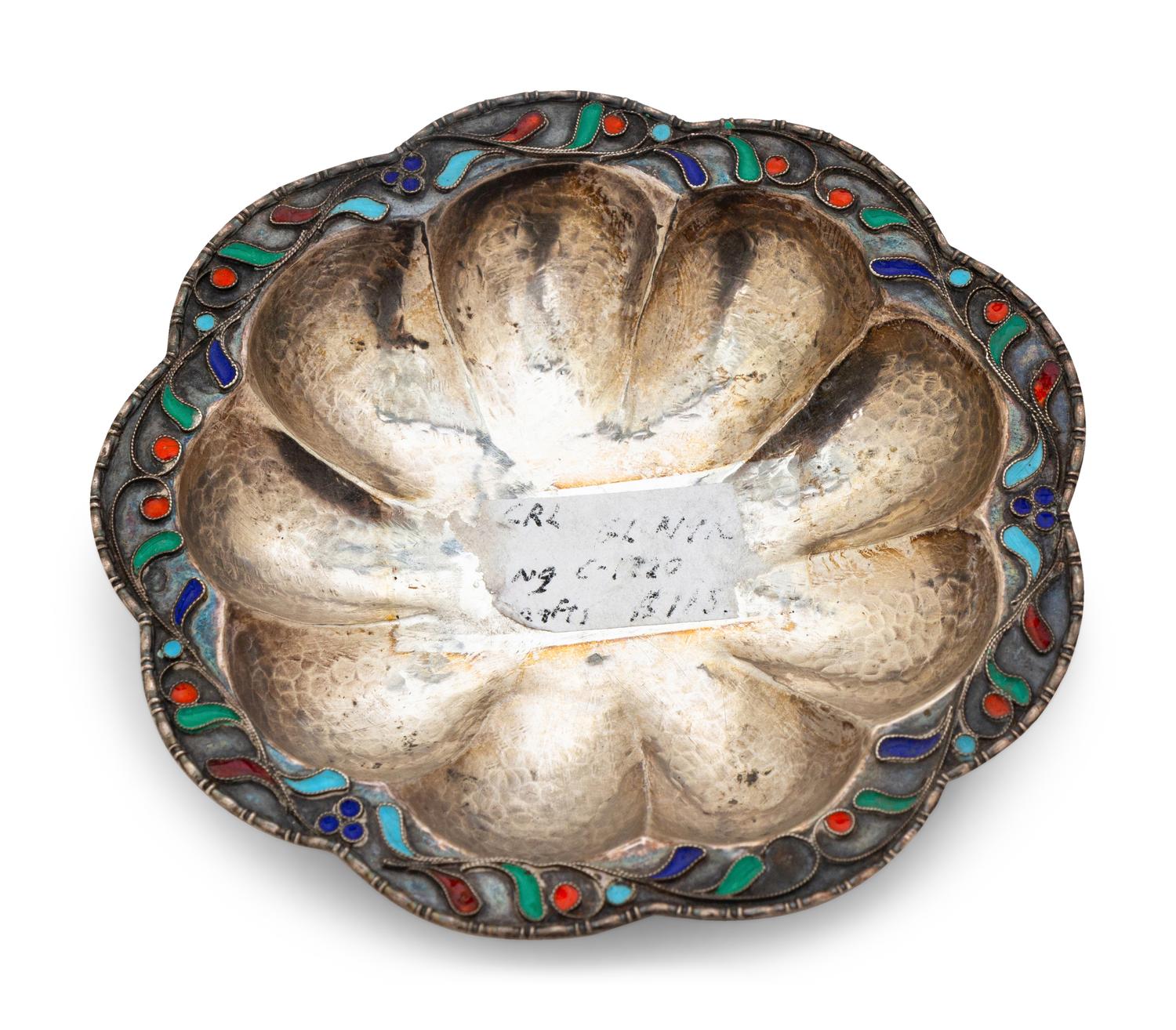 A Group of Continental Enameled Silver Objects