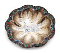 A Group of Continental Enameled Silver Objects