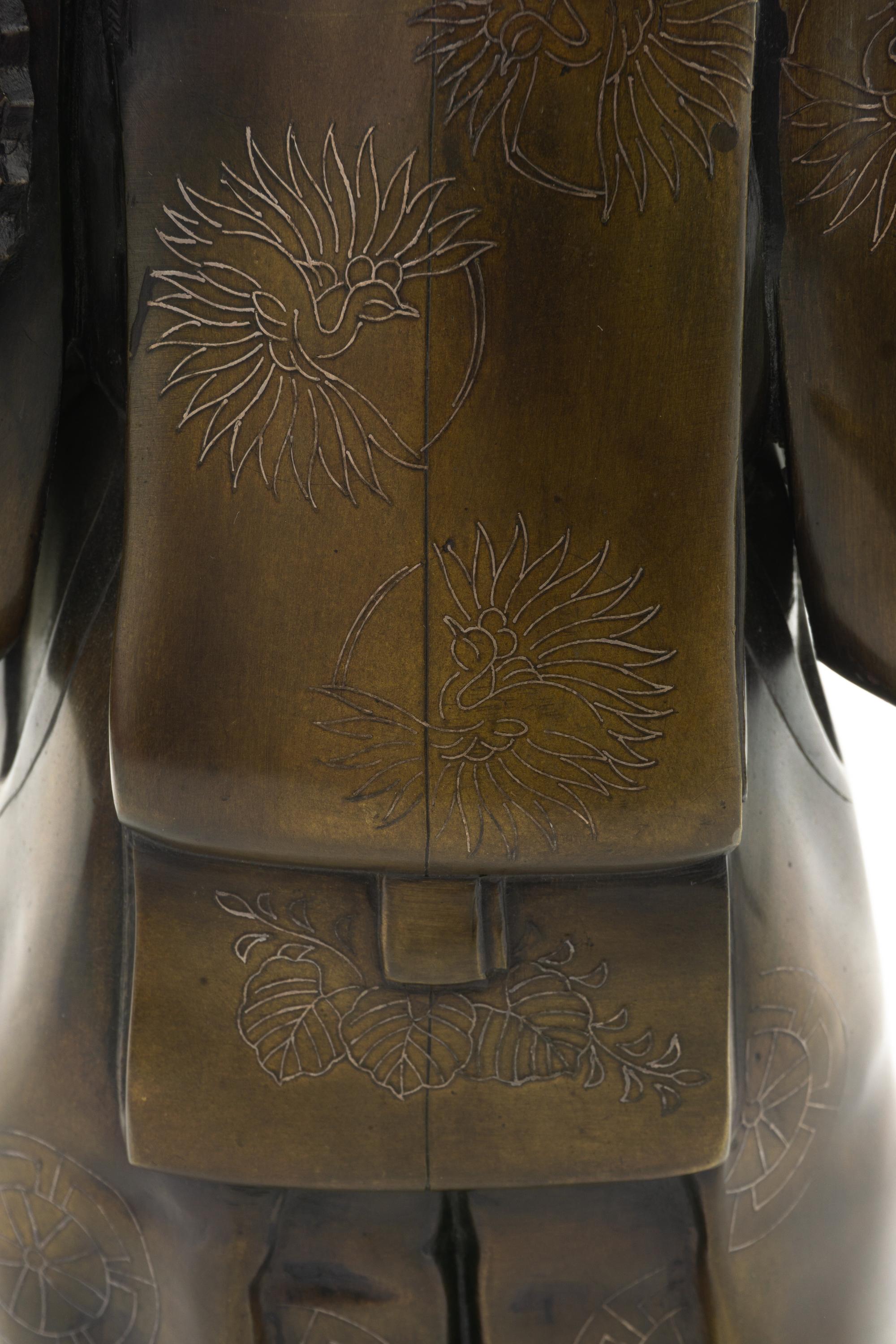 A Japanese Bronze Figure