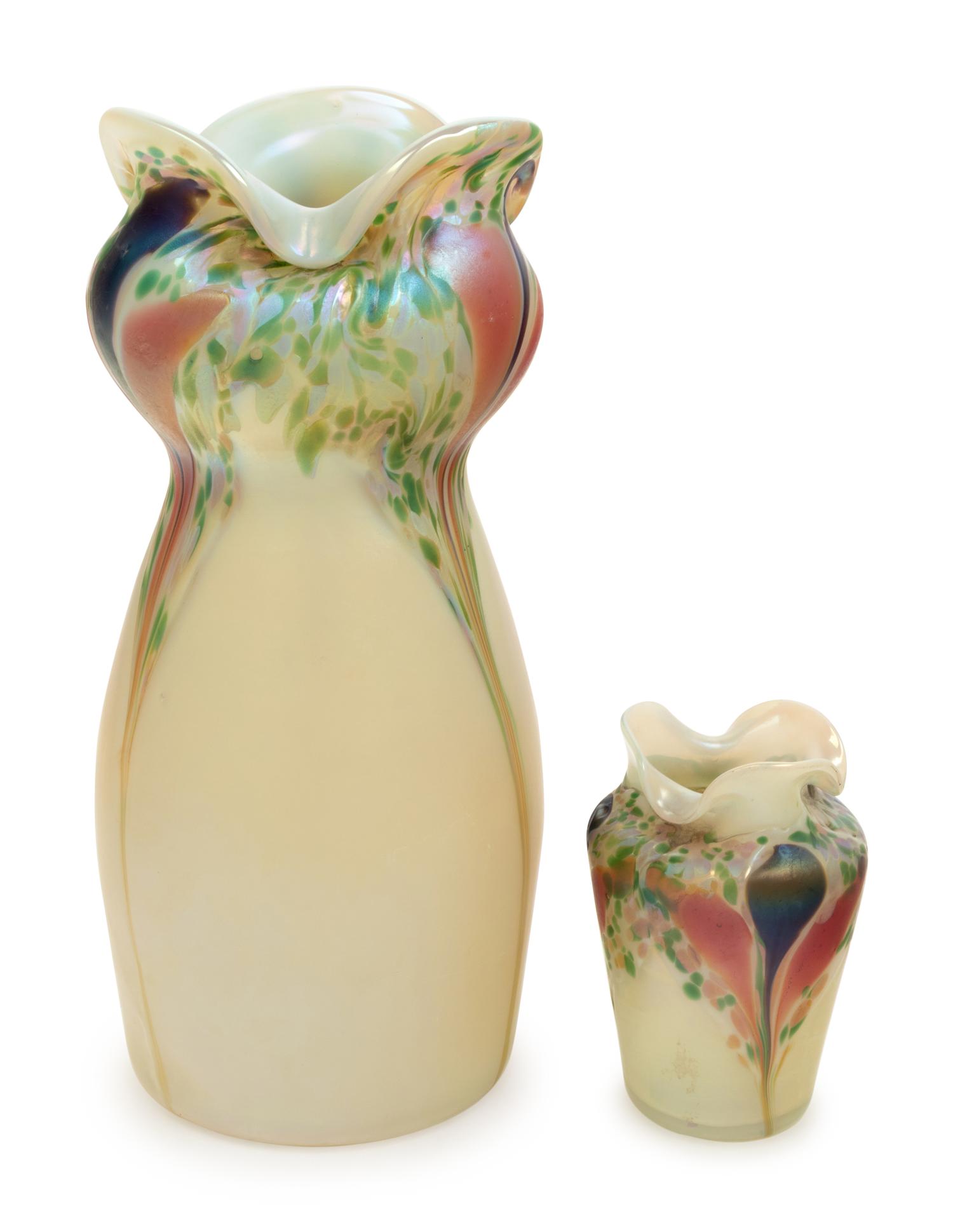 Two Loetz Glass Vases