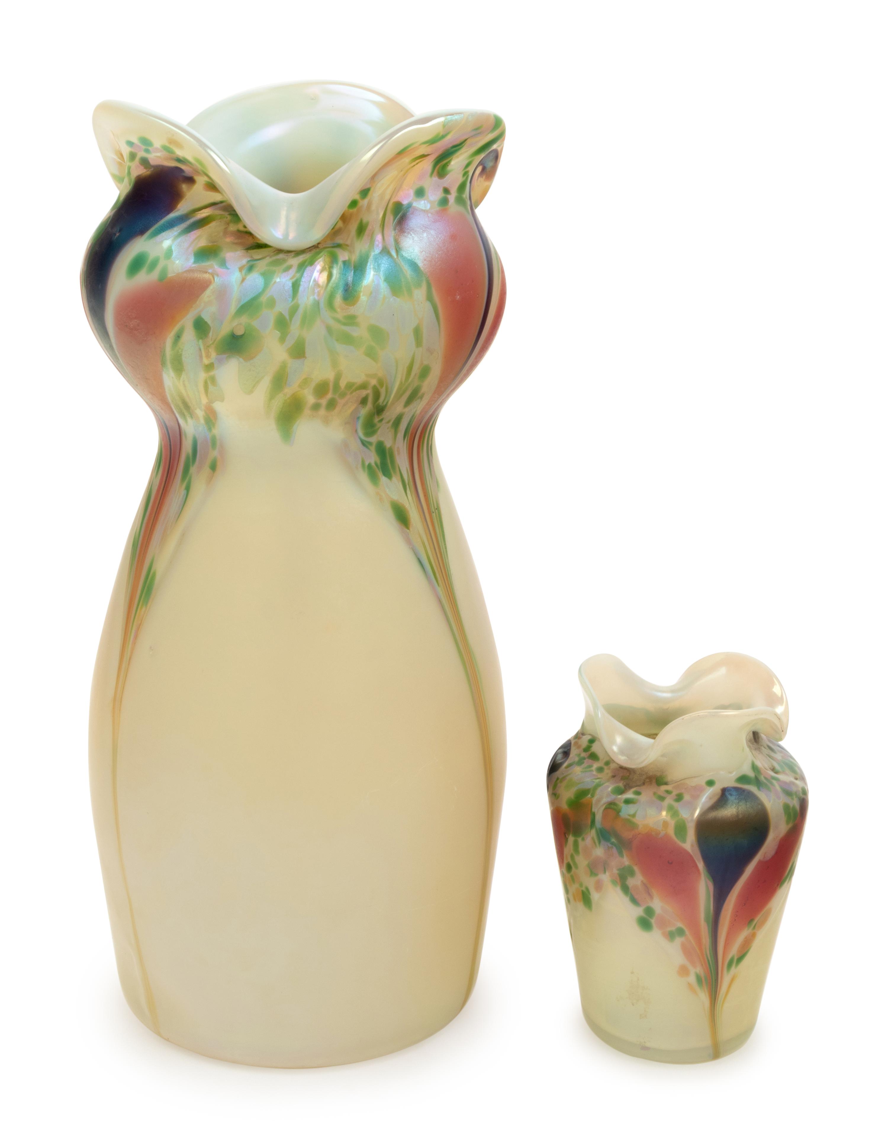 Two Loetz Glass Vases