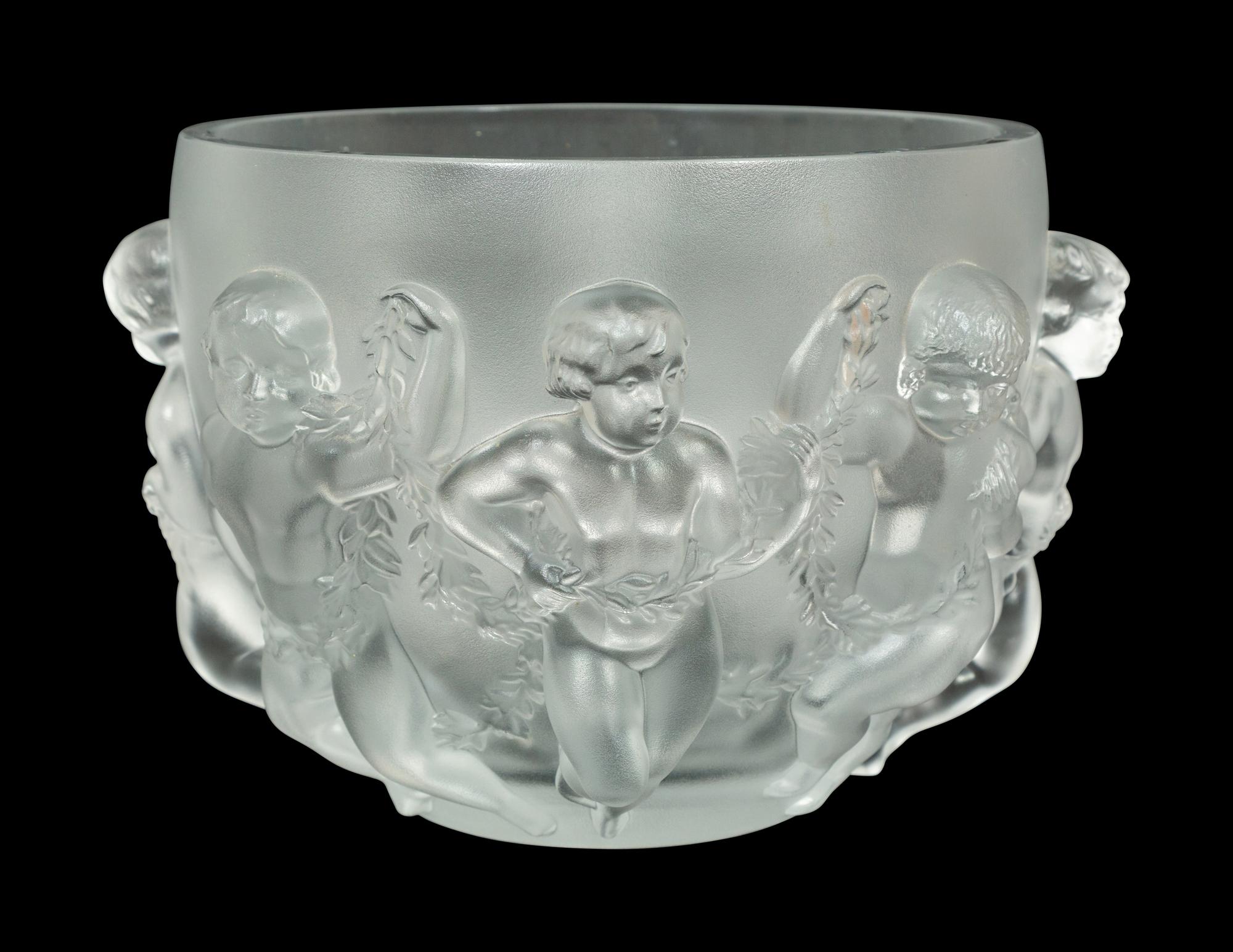 A Lalique Luxembourg Bowl