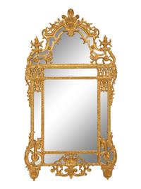 A Louis XV Style Giltwood Mirror