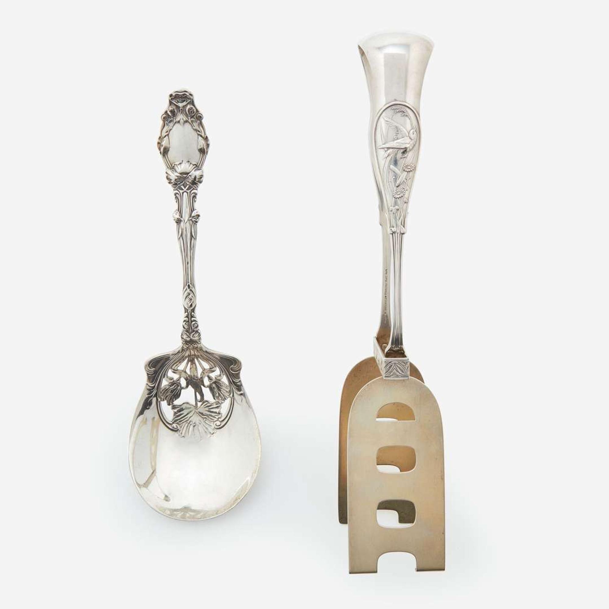 Two Sterling Silver Serving Pieces late 19th/early 20th century