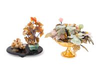 Two Chinese Hardstone Models of Trees