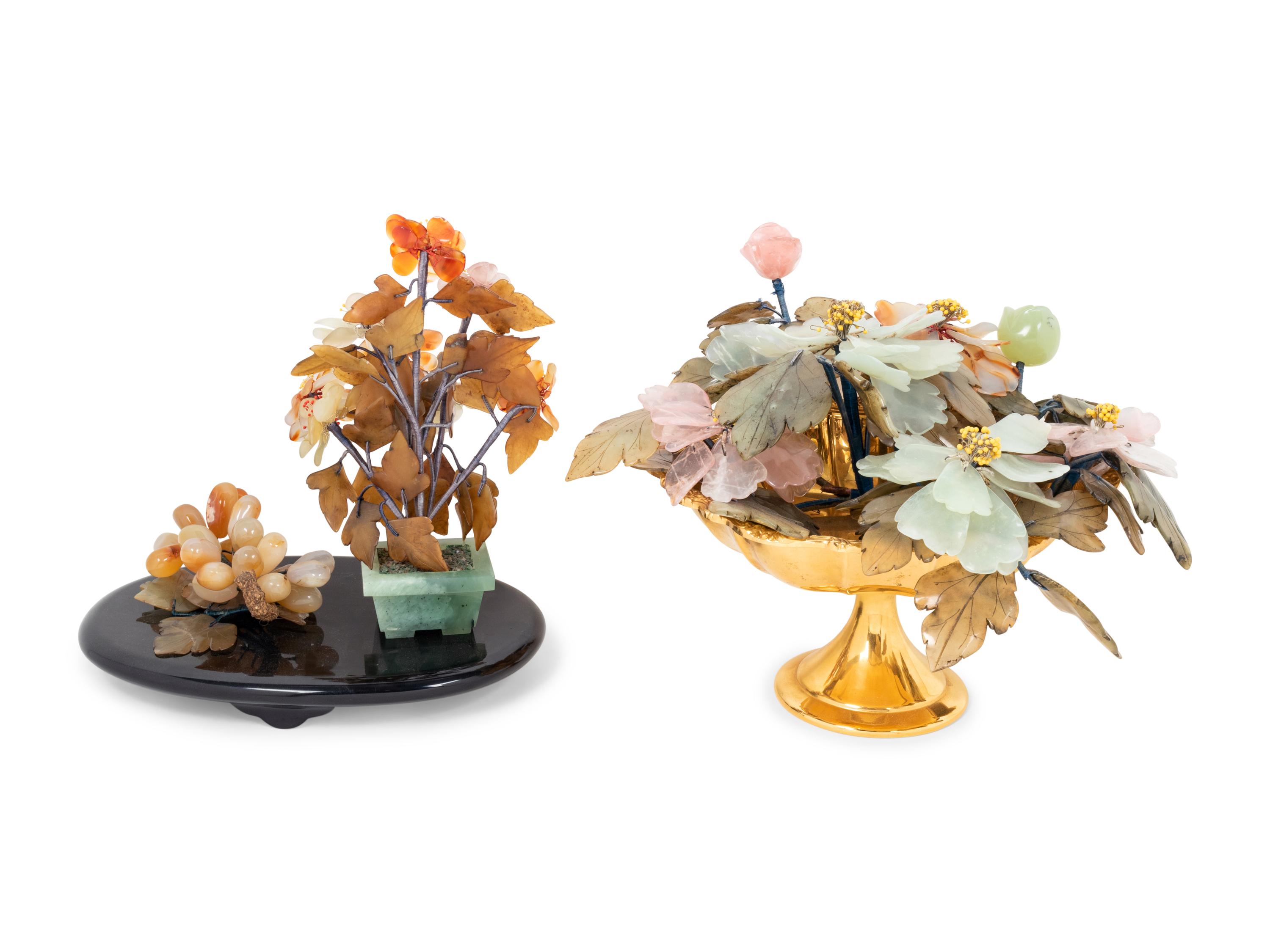 Two Chinese Hardstone Models of Trees