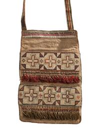 Early Cree Quilled Shoulder Bag