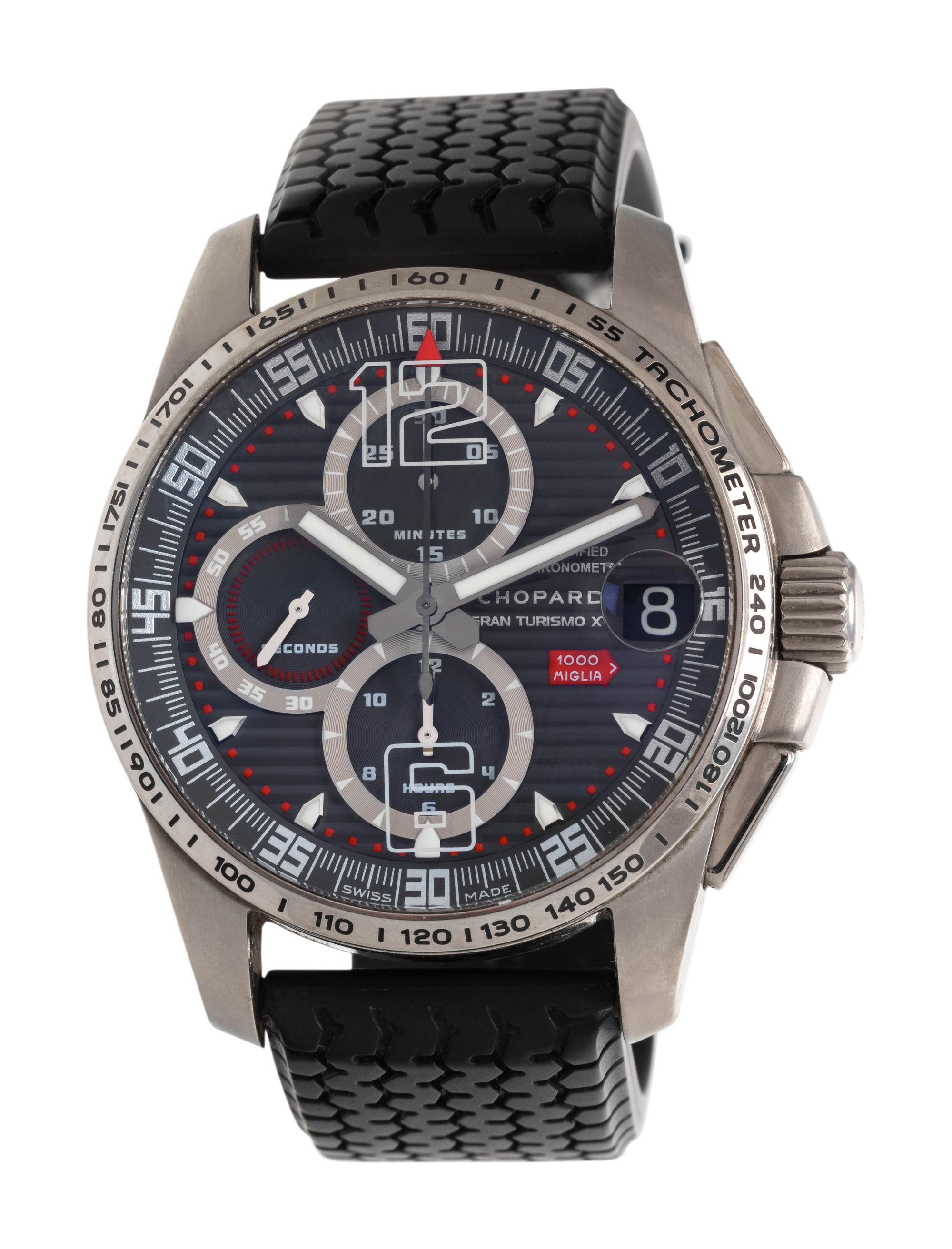 CHOPARD, REF. 8459 STAINLESS STEEL LIMITED EDITION 'MILLE MIGLIA GRAN TURISMO XL LIGHT WEIGHT' CHRONOGRAPH WRISTWATCH
