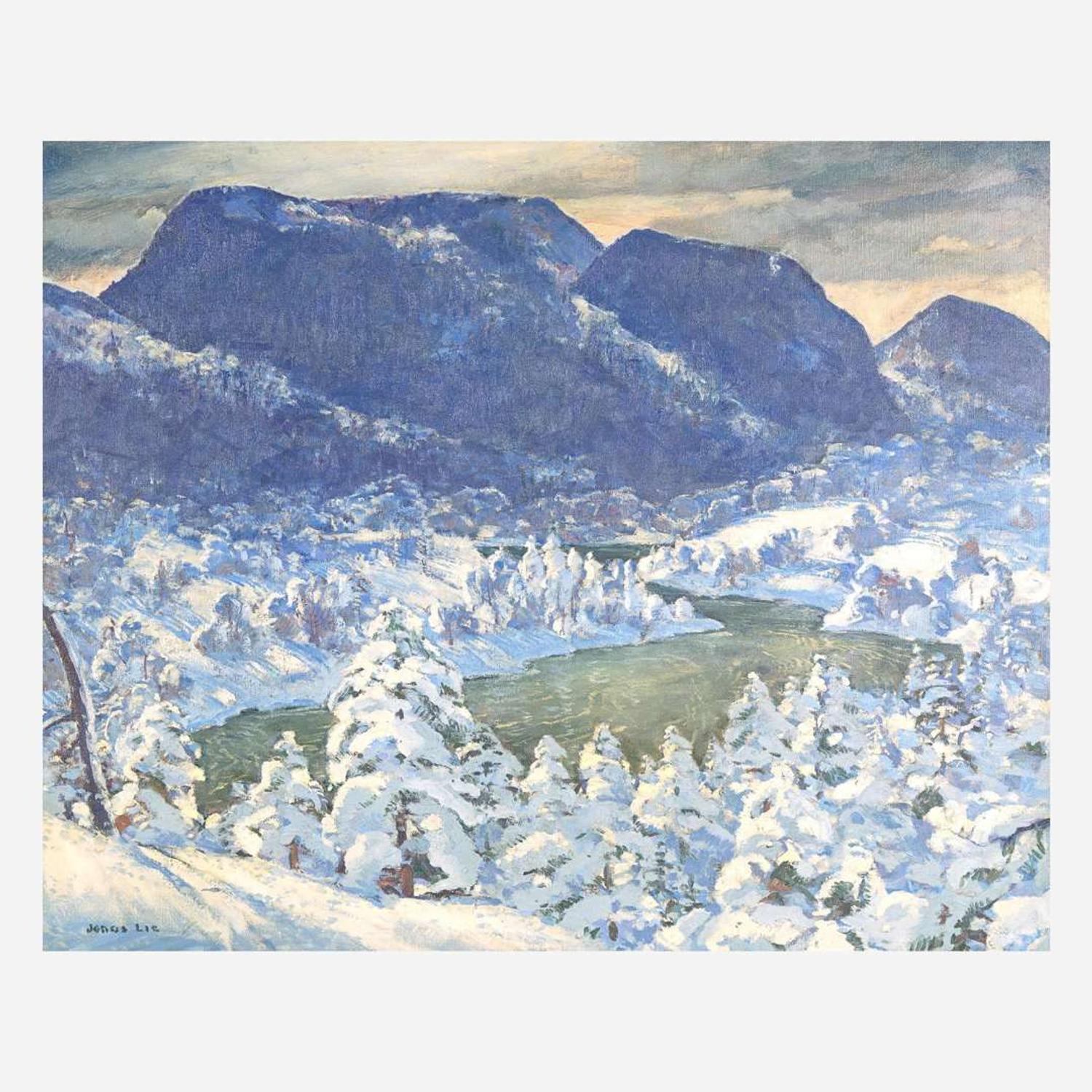 Jonas Lie (American/Norwegian, 1880–1940) Snow