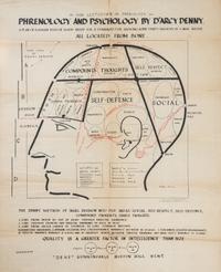 (ANATOMY) DENNY, D'ARCY. Broadside [Phrenology and Psychology]. Kent, c. 1930