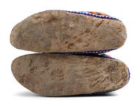 Plains Beaded Hide Moccasins