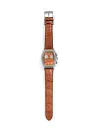 ELINI, STAINLESS STEEL AND DIAMOND WRISTWATCH