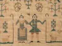An English Needlework Schoolgirl’s Sampler