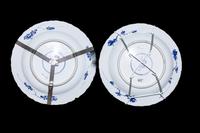 Two Chinese Export Blue and White Porcelain Chargers