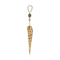MARGUERITE STIX, SHELL AND TURQUOISE PENDANT