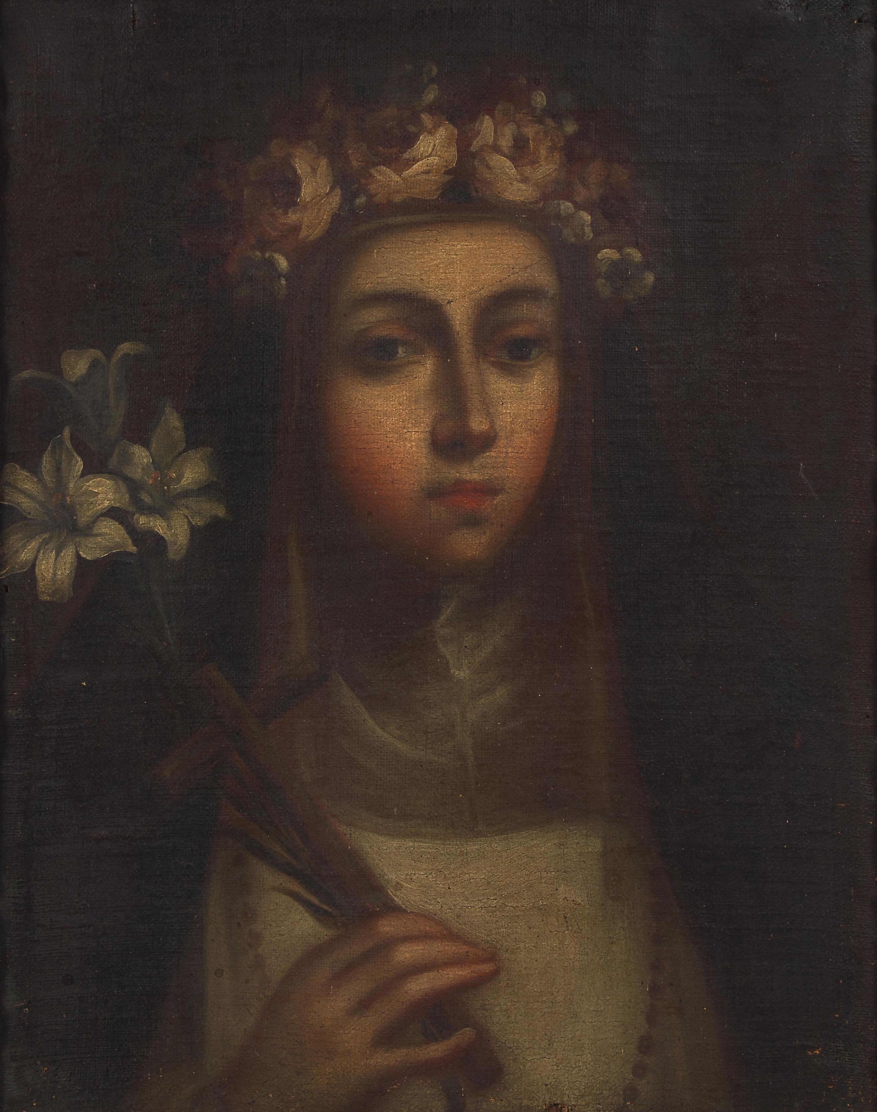 Spanish School, 17th century — St. Rose of Lima