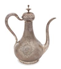 A French Silver "Turkish" Coffee Pot