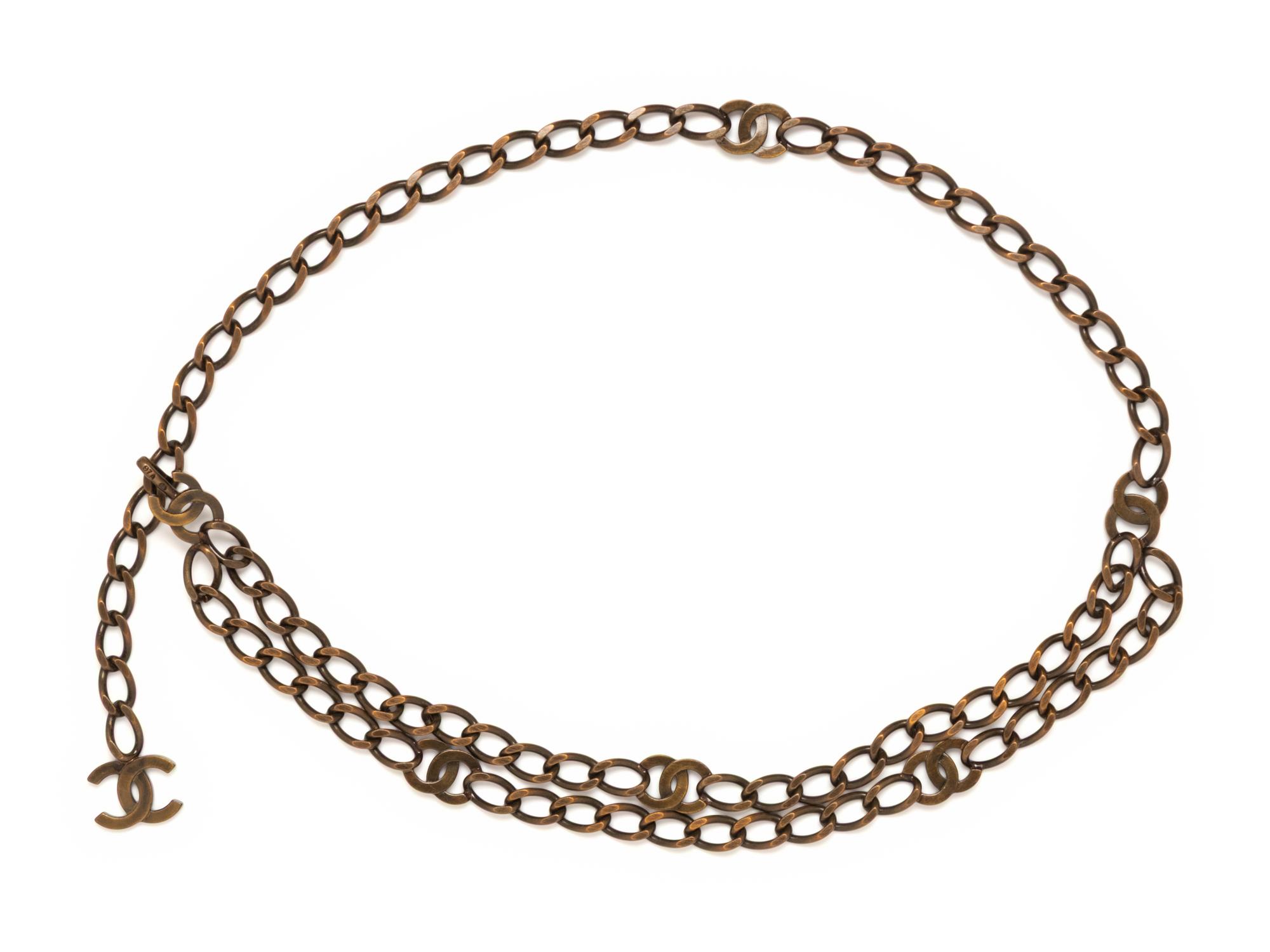 Chanel, Bronze CC Chain Belt