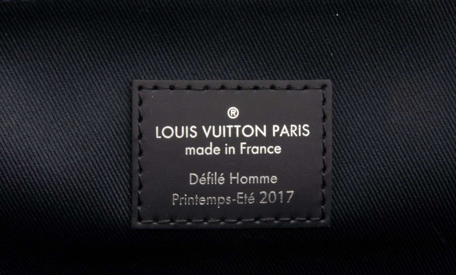 Louis Vuitton Limited Edition Chapman Steamer Backpack in Monogram Savane Canvas with Elephant Print, Chapman Brothers, Spring Summer 2017