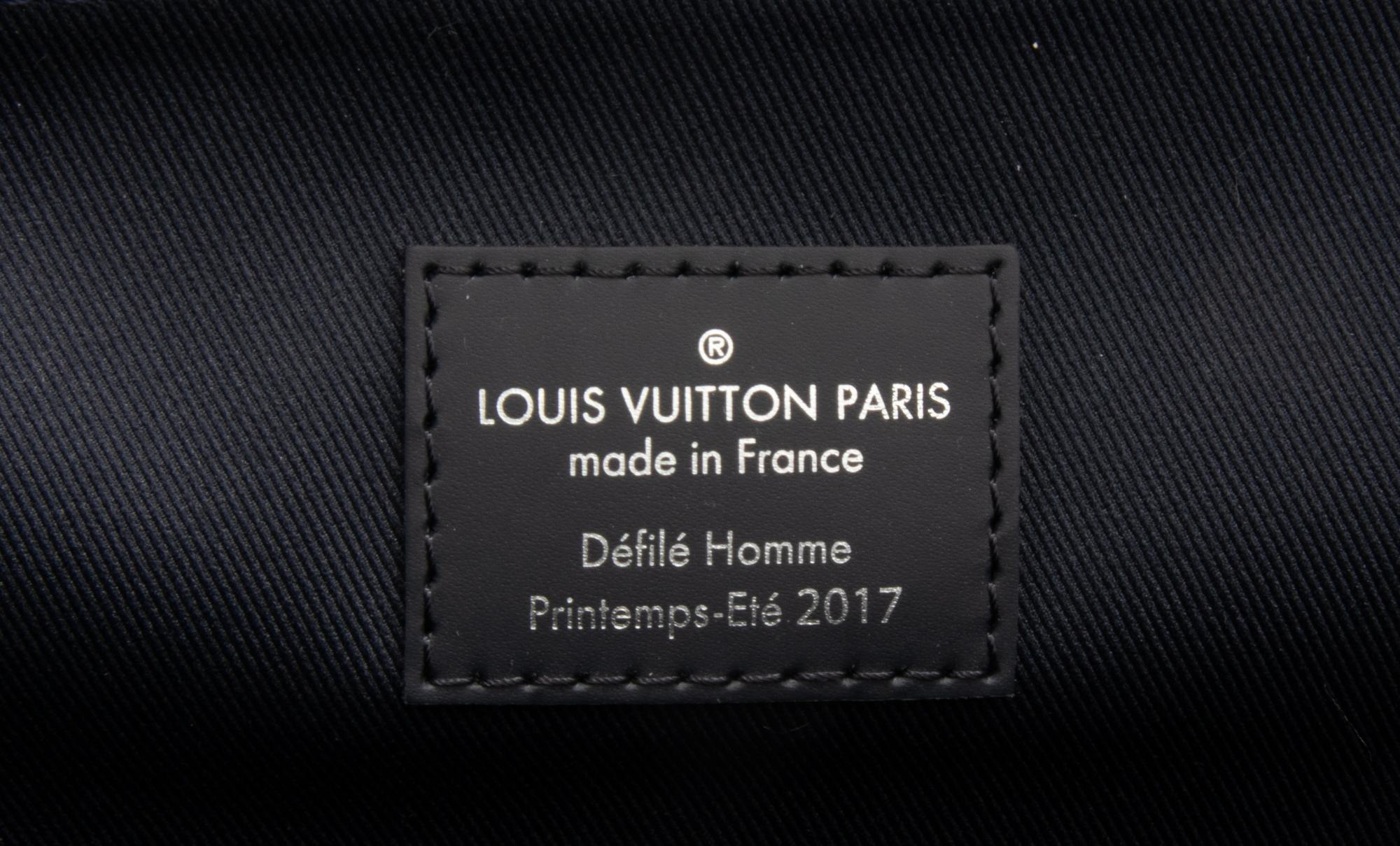 Louis Vuitton Limited Edition Chapman Steamer Backpack in Monogram Savane Canvas with Elephant Print, Chapman Brothers, Spring Summer 2017