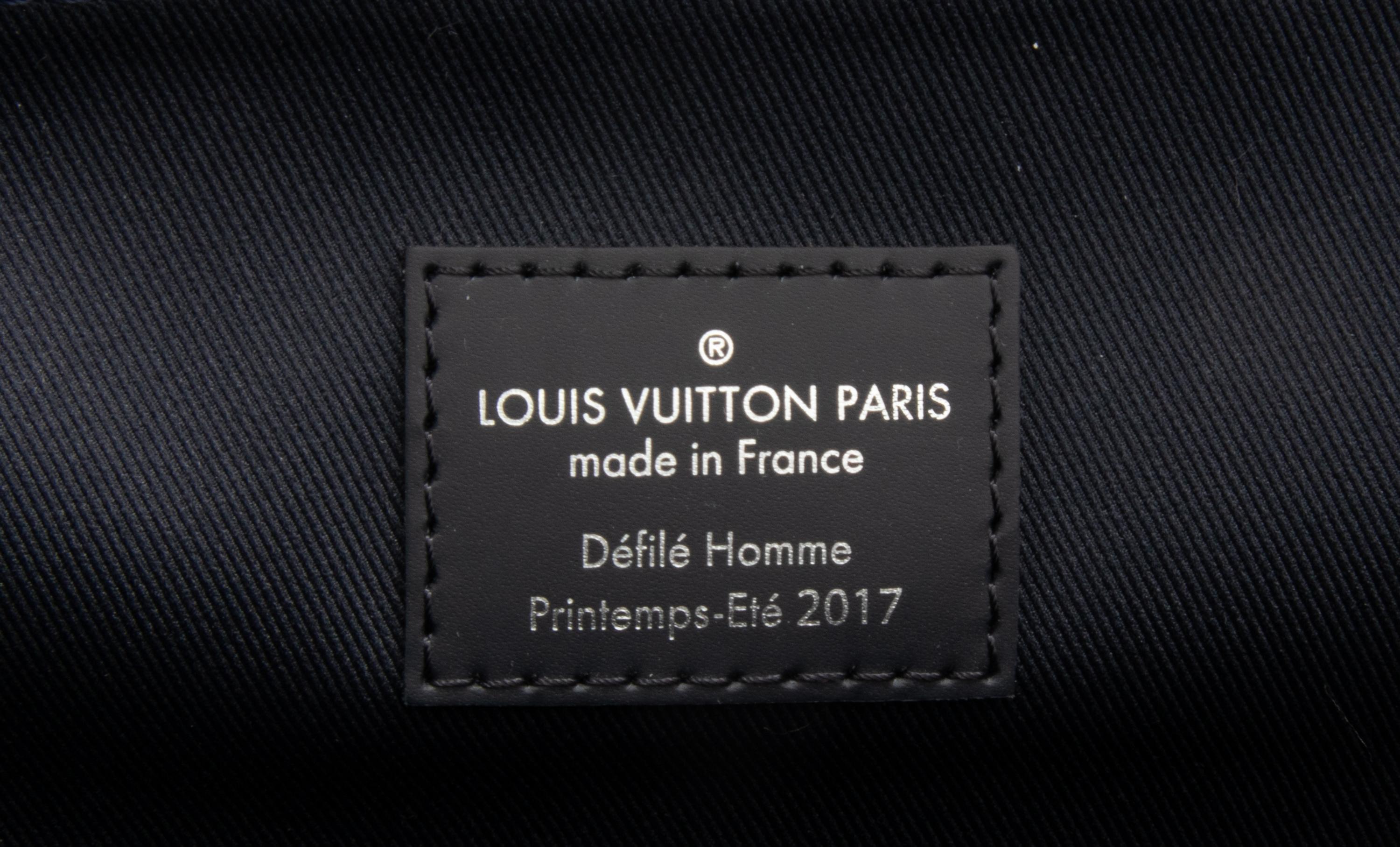 Louis Vuitton Limited Edition Chapman Steamer Backpack in Monogram Savane Canvas with Elephant Print, Chapman Brothers, Spring Summer 2017