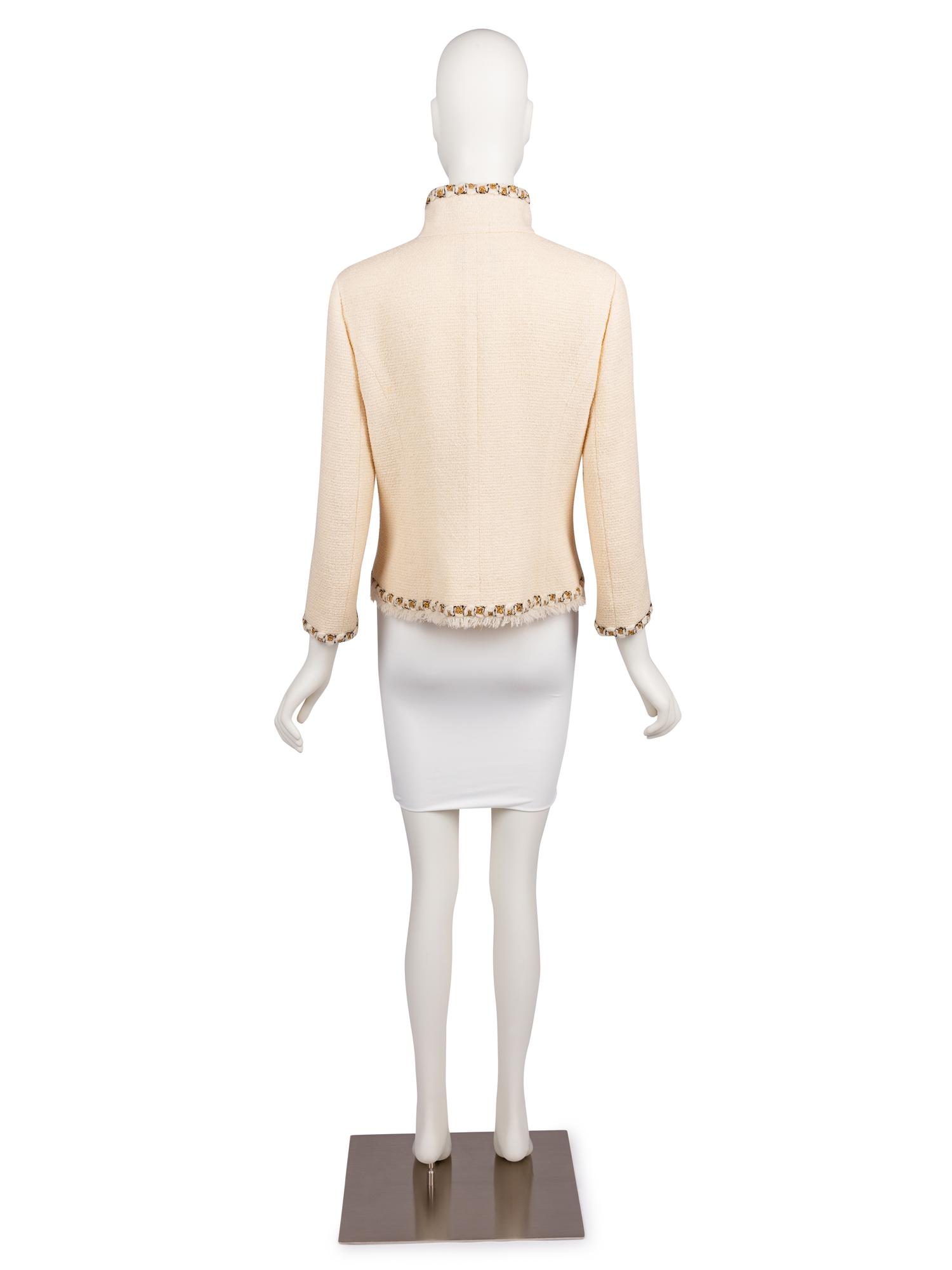 Chanel Trimmed Tweed Jacket, 2010s