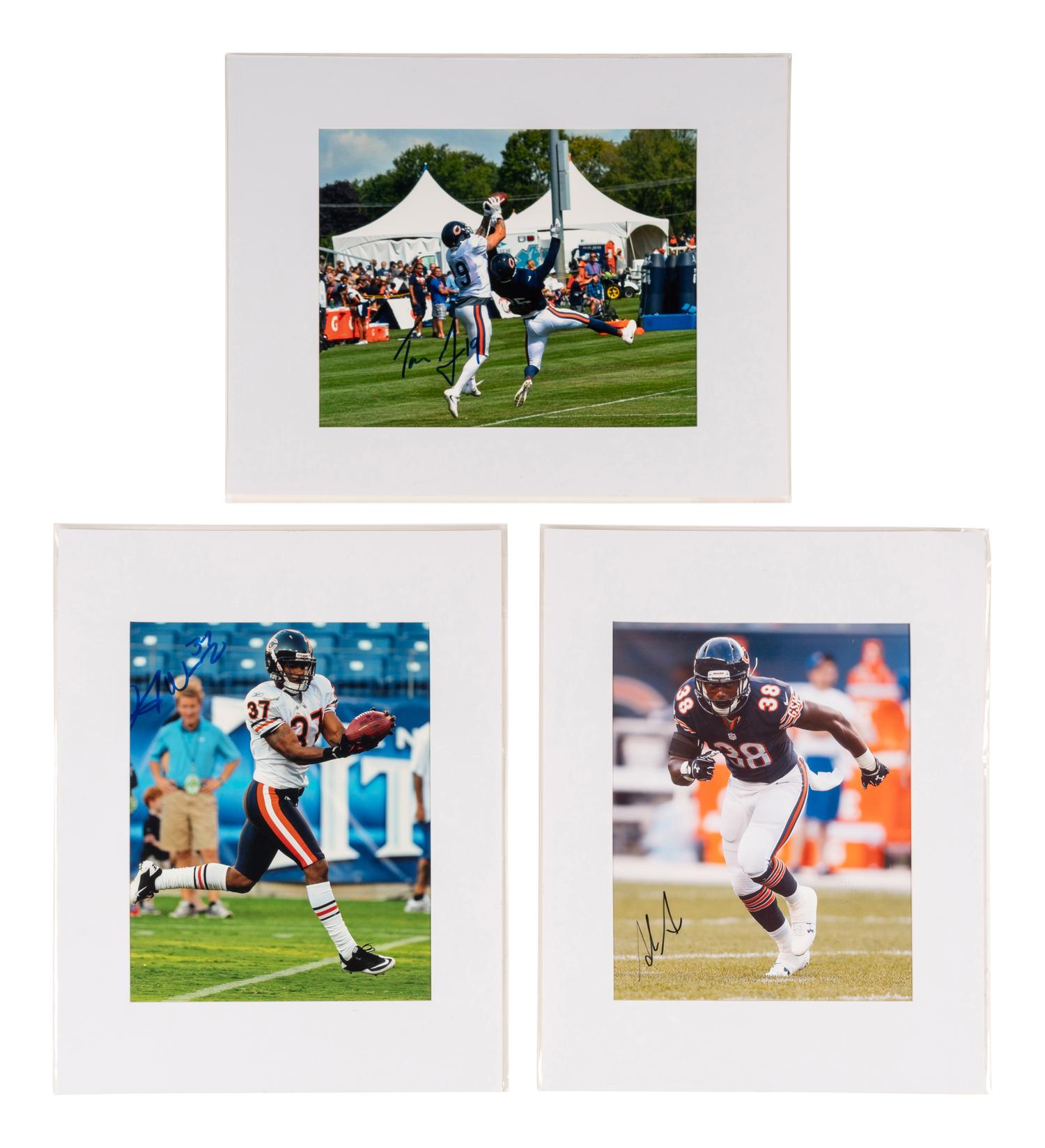A Large Group of Chicago Bears Signed Autograph Memorabilia Including Dave Duerson, Steve McMichael and Mike Ditka