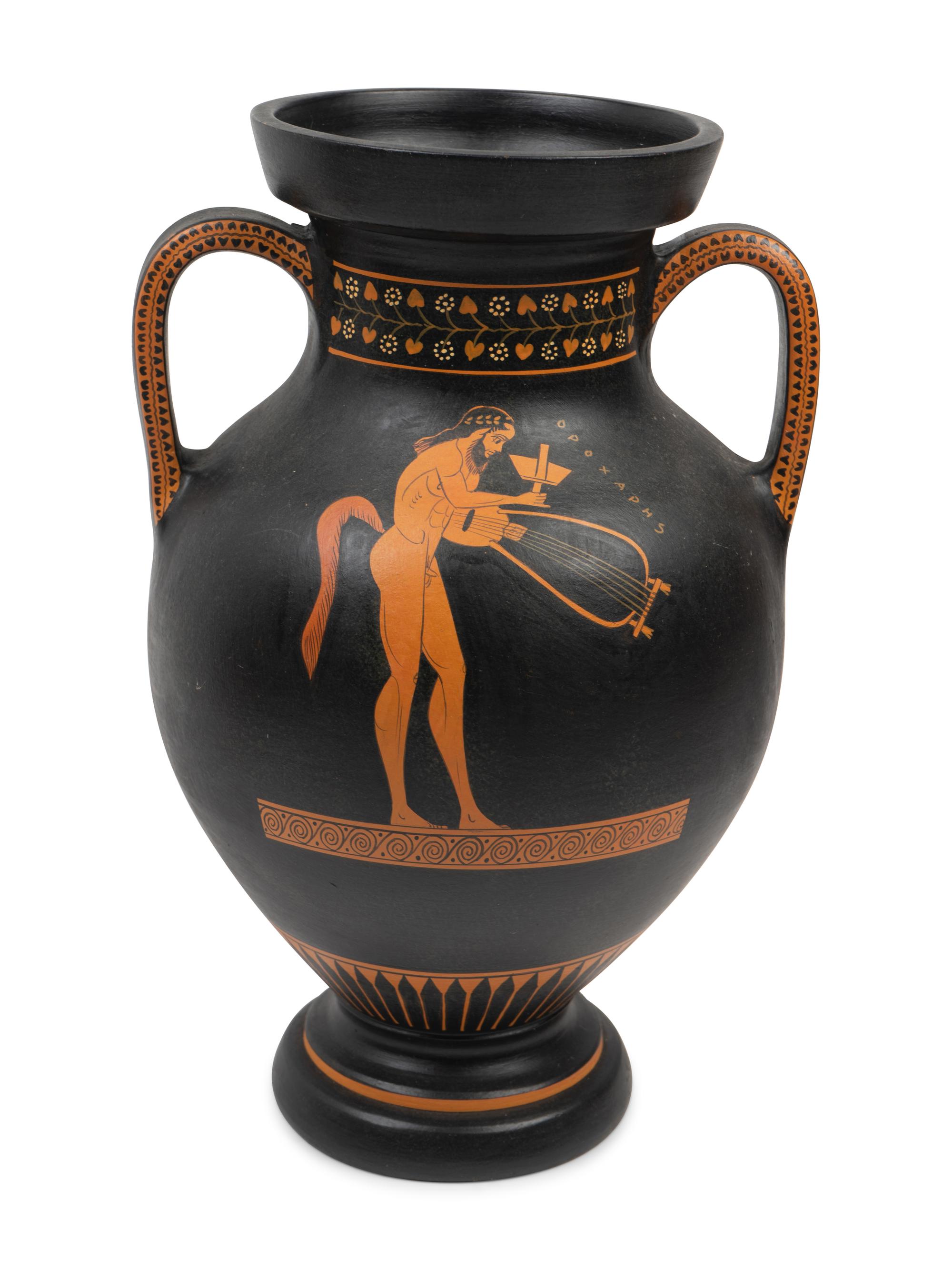 A Group of Nine Greek Style Vessels