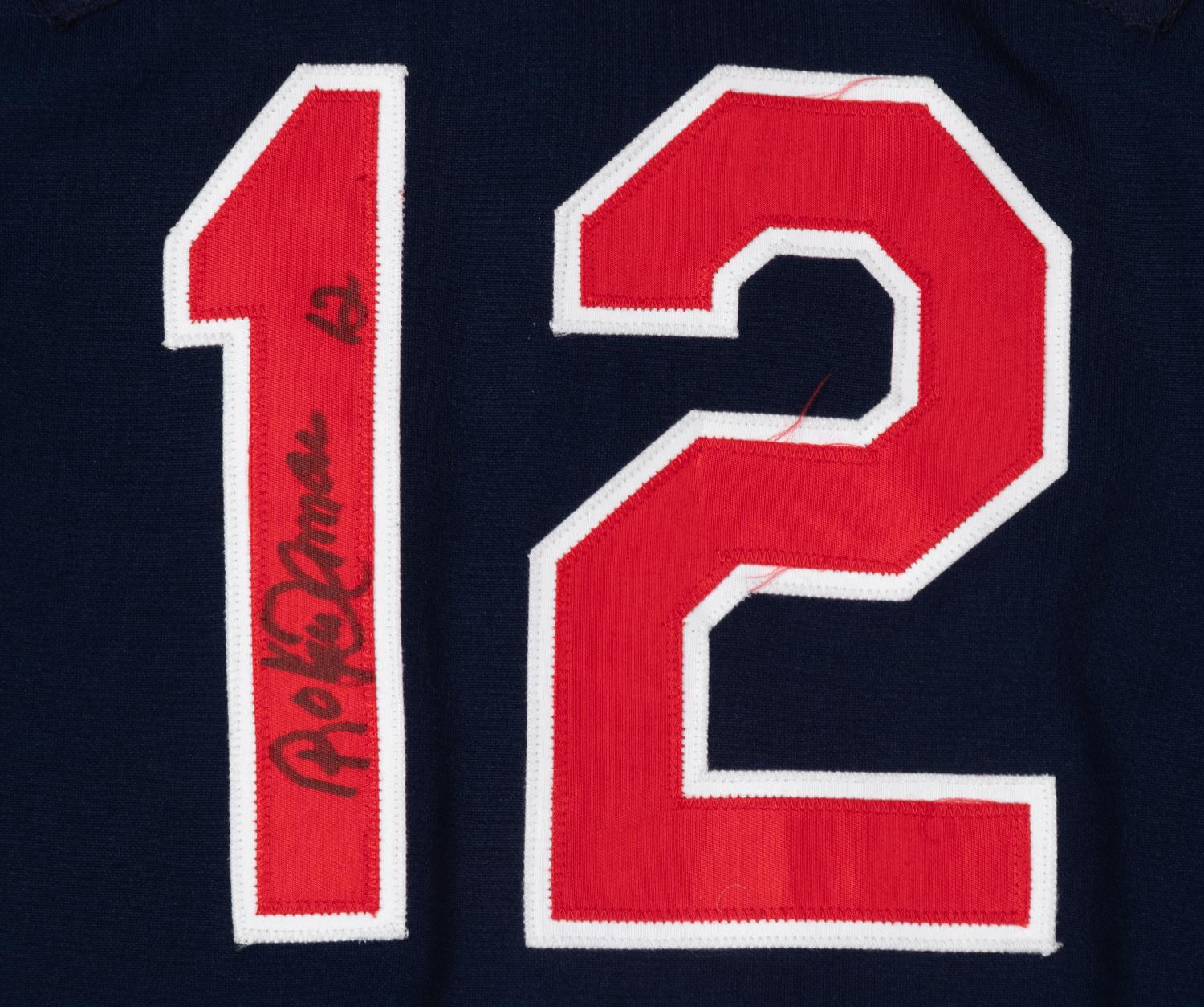 A Roberto Alomar Signed 2001 Cleveland Indians Jersey