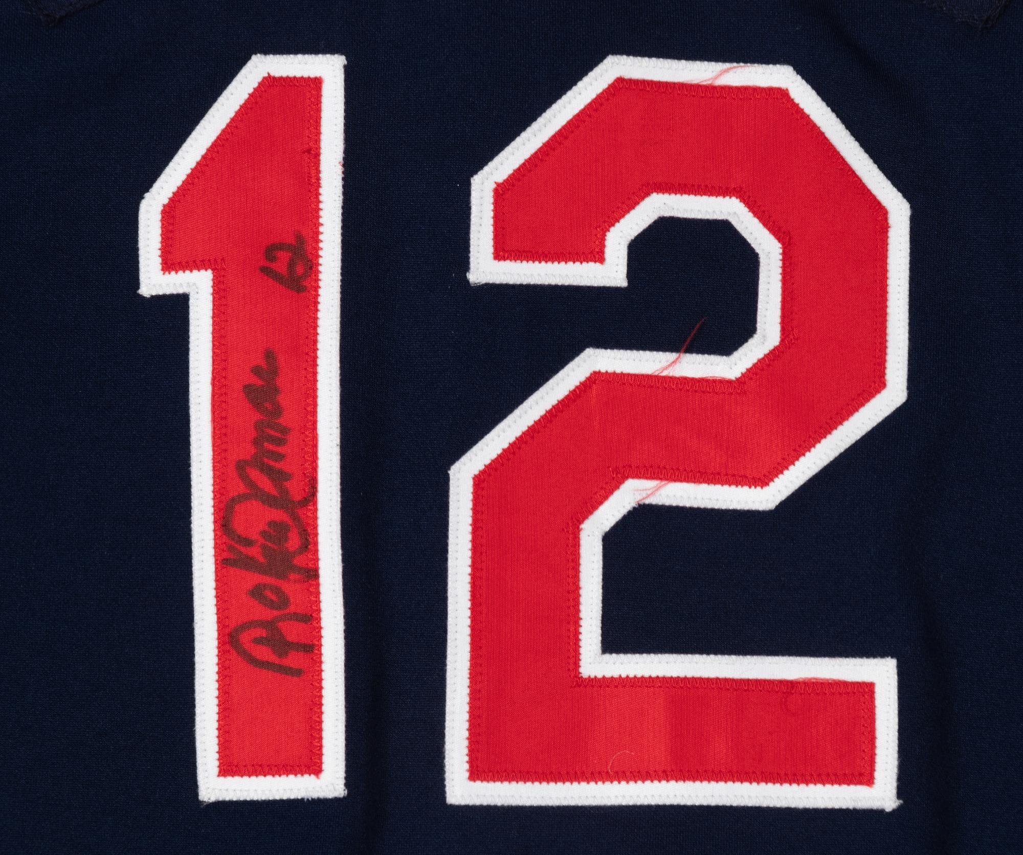 A Roberto Alomar Signed 2001 Cleveland Indians Jersey